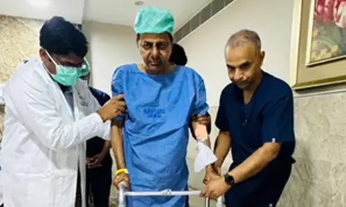 KCR starts mobilisation after hip replacement
