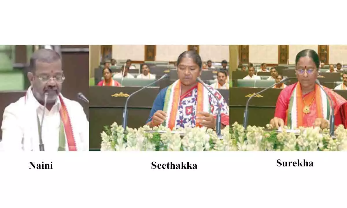 Warangal: Surekha, Seethakka get ministries