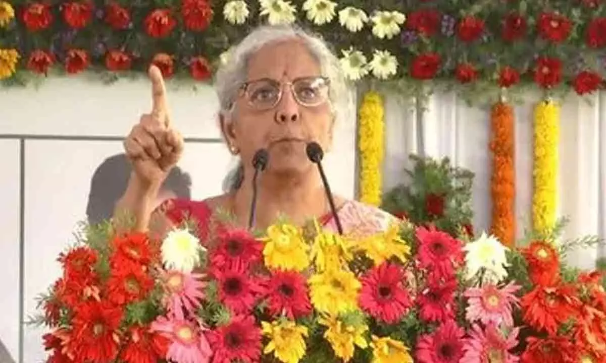 Nirmala Sitaraman participates in Krishnaveni Sangeet Neerajanam Tummalapally Kalakshetra