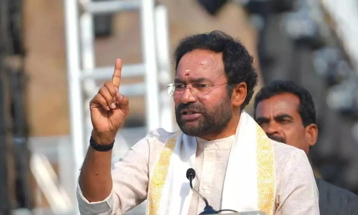 Congress using CMs and MPs as ATMs: Kishan Reddy