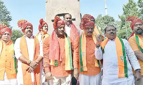 BJP MLAs refuse to take oath before Protem Speaker Akbaruddin Owaisi