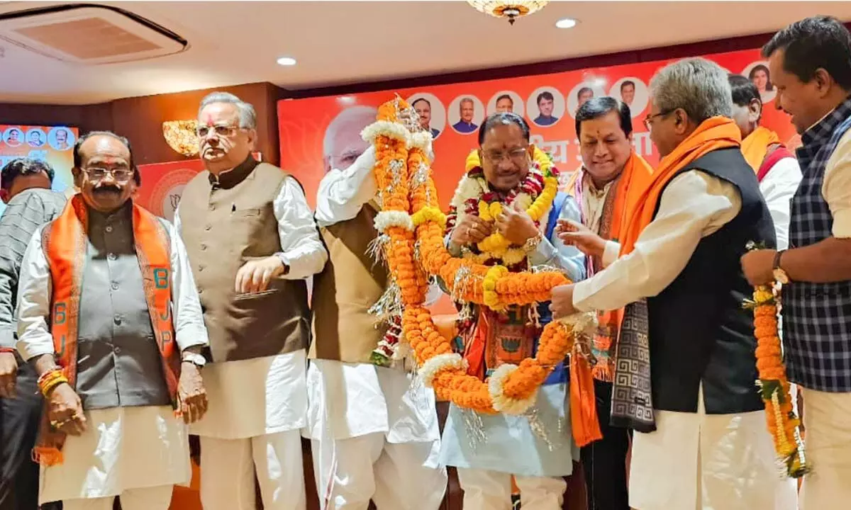 BJP picks tribal leader Vishnu Deo as Chhattisgarh CM