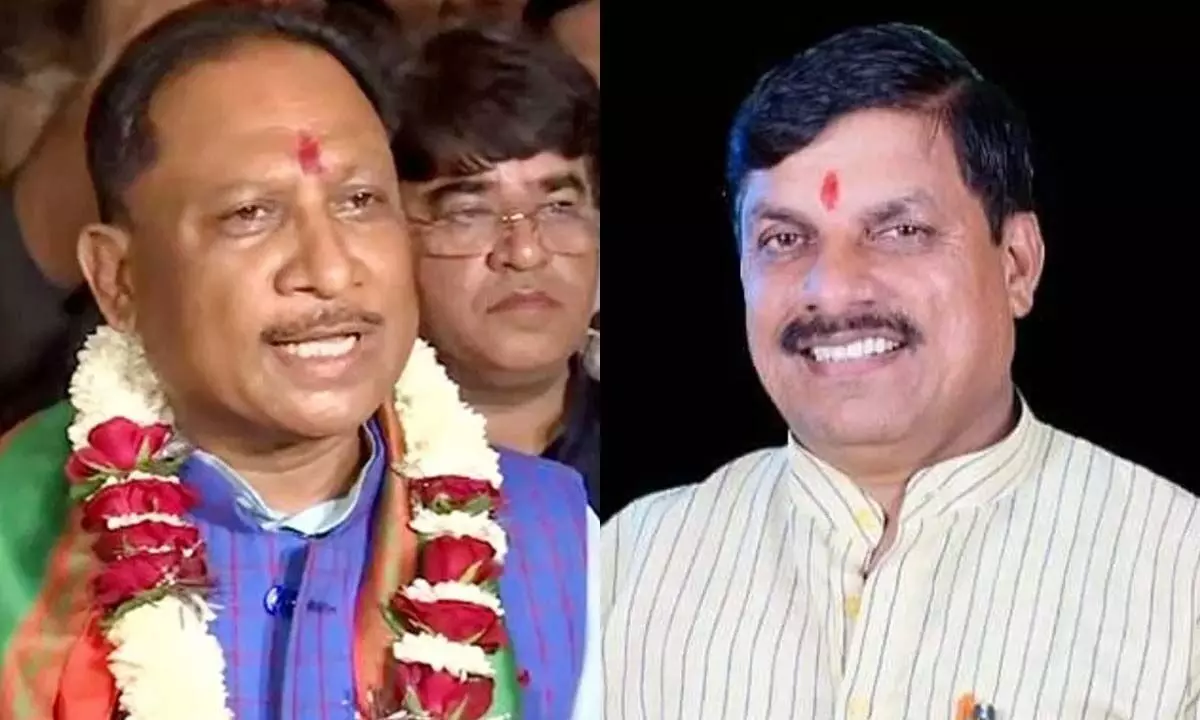 New Chief Ministers Mohan Yadav And Vishnu Deo Sai To Lead Madhya Pradesh and Chhattisgarh Amid Cabinet Speculations