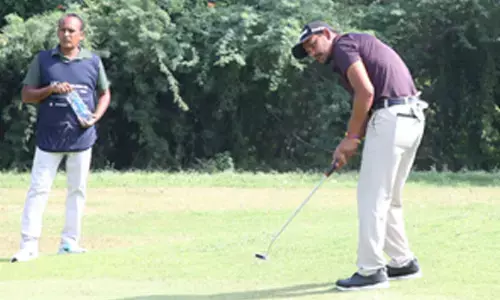 Golf: Akshay Sharma takes round one lead at Jaipur Open