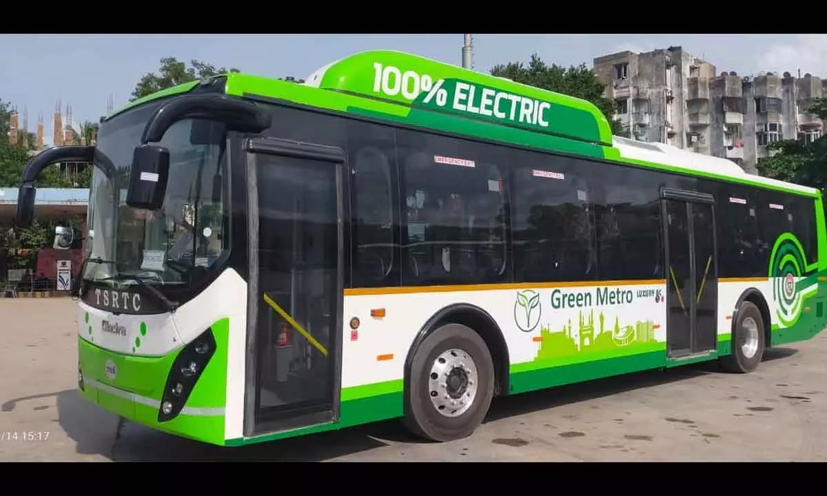 Hyderabad: Green Metro Luxury AC buses to come on roads tomorrow