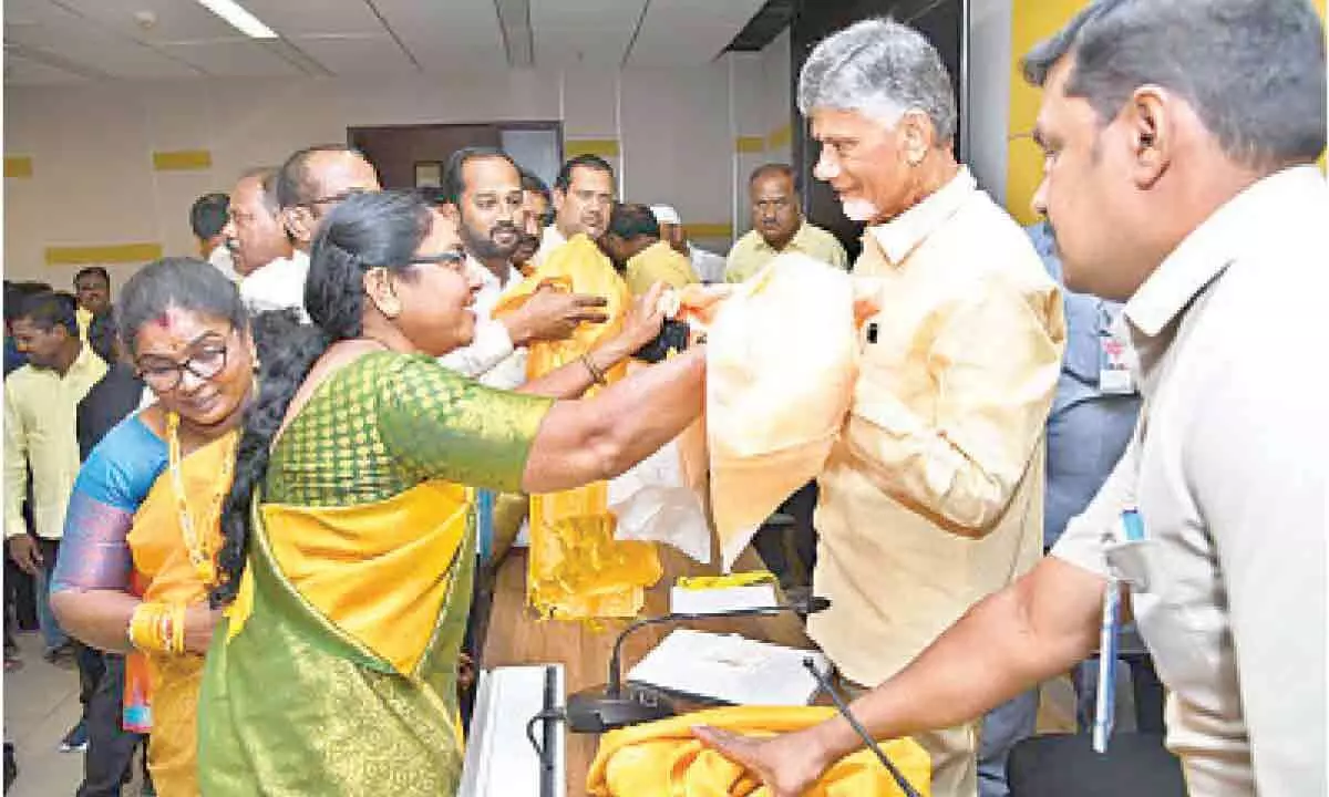 Mangalagiri: Sacrifices by party cadre can never be forgotten says  N Chandrababu Naidu