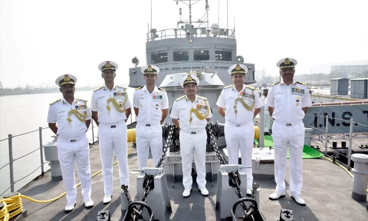 Indian Naval Ship Tarmugli commissioned