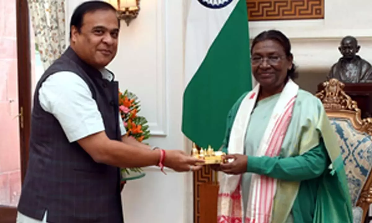 Assam CM meets President Murmu, invites her to attend Karbi Youth Festival