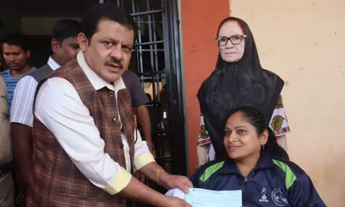 Zameer Ahmed Khan helps in realisation of a dream of a specially abled sportsperson