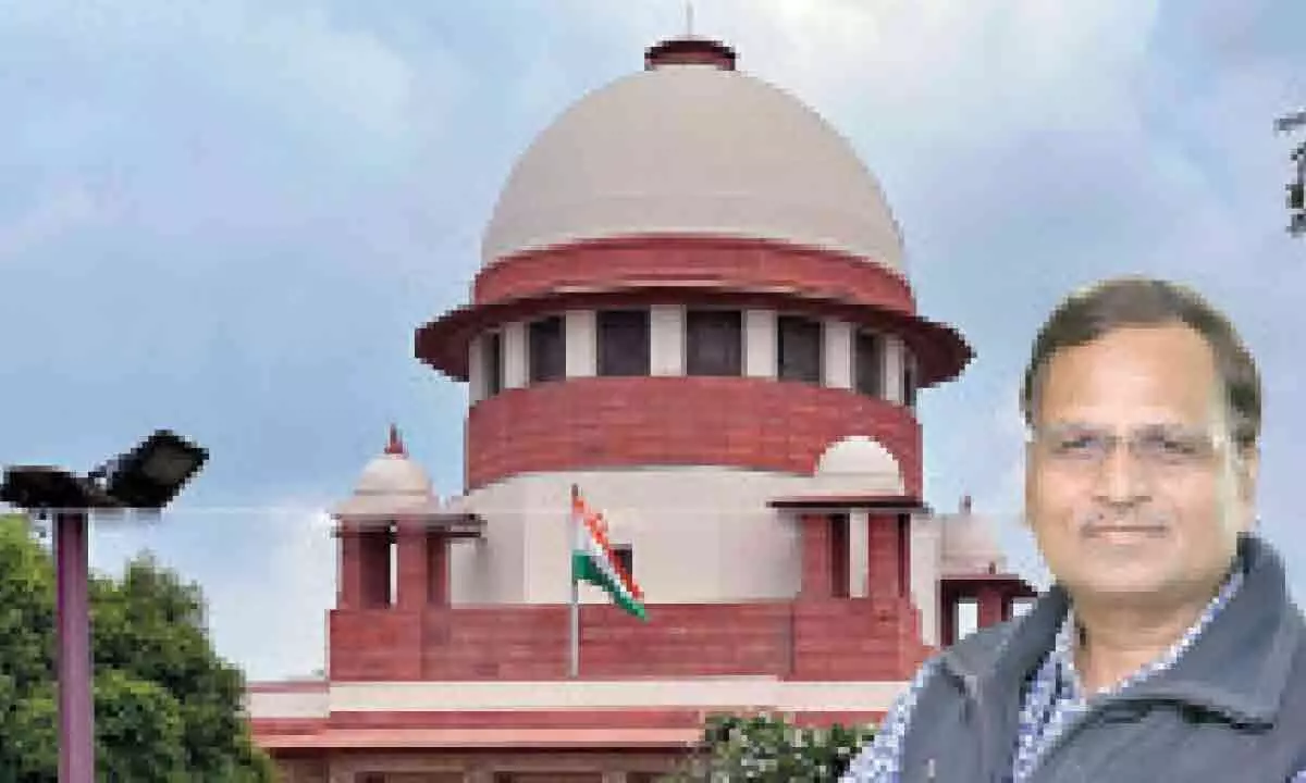 New Delhi: Supreme Court extends interim bail to AAP leader Jain till Jan 8