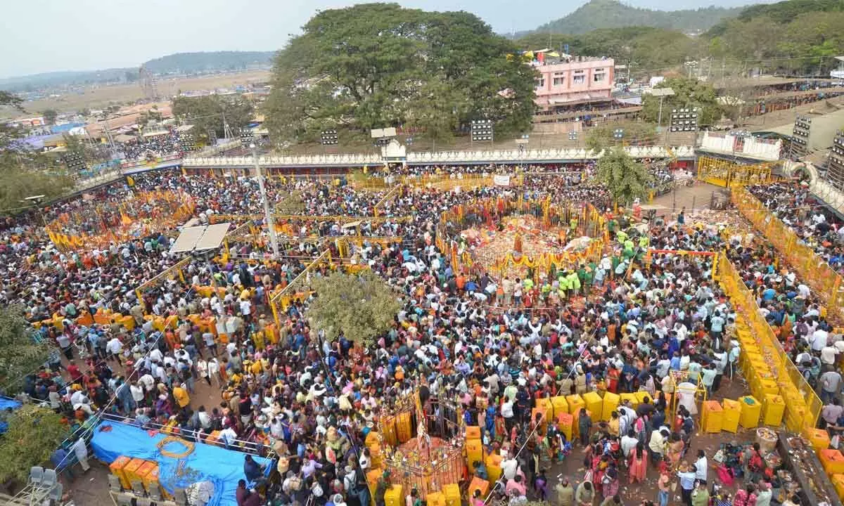 Medaram Jatara: Officials racing against time to arrange amenities for devotees