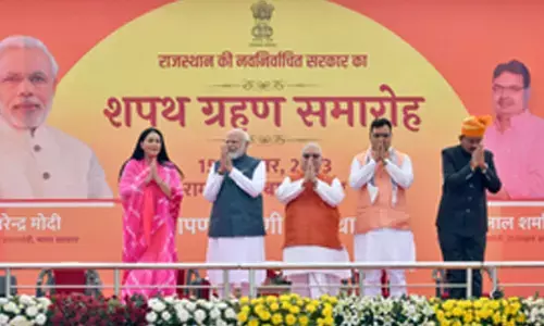 Bhajan Lal Sharma takes oath as Raj CM, Diya Kumari & Bairwa deputy CMs