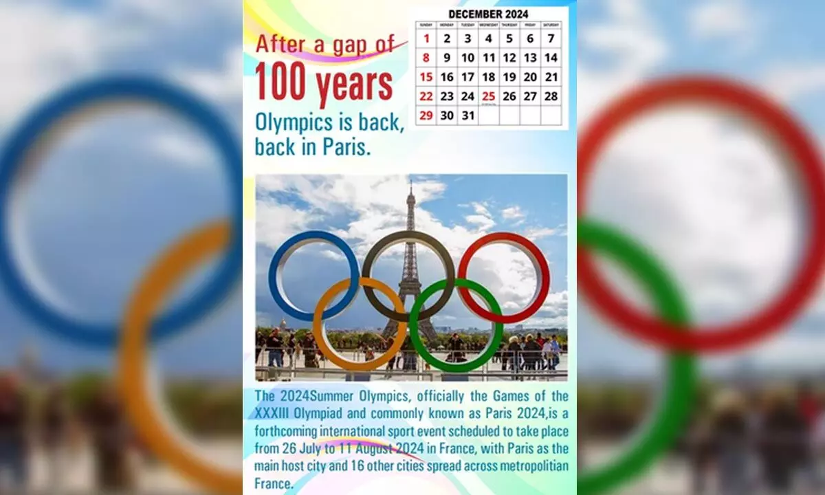 Kerala Professor brings out exclusive Olympic calendar as it returns to Paris after 100 yrs