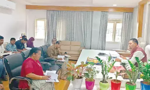 Rajamahendravaram: Joint Collector N Tej Bharat reviews performance of survey department