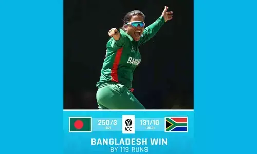 Bowlers, Murshida Khatun lead Bangladesh to 119-run win in women’s ODI series opener against SA