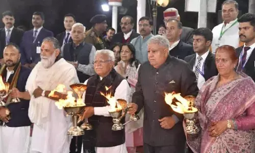 International Gita Mahotsav begins in Kurukshetra with Gita Aarti