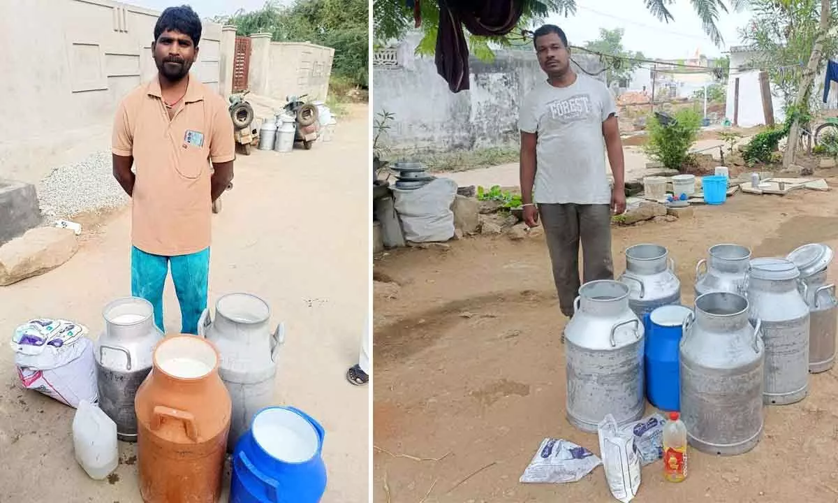 Bhoodan Pochampally: Adulterated milk seized
