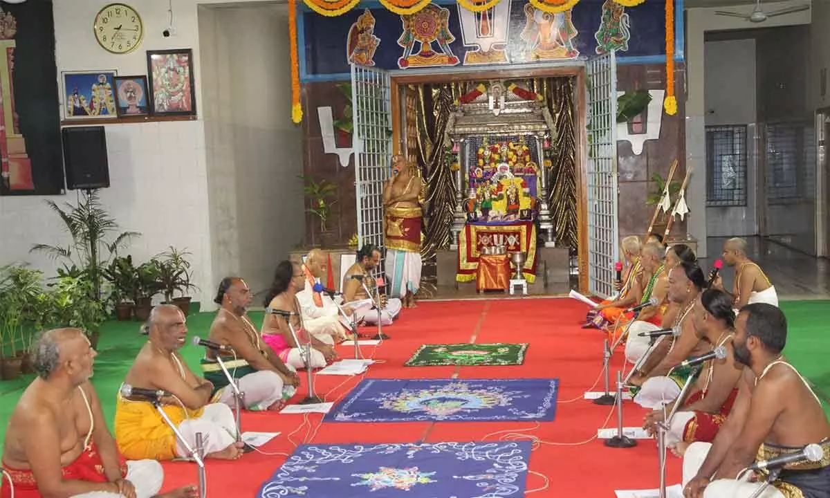 Tiruppavai Pravachanam commences at Srivari temple