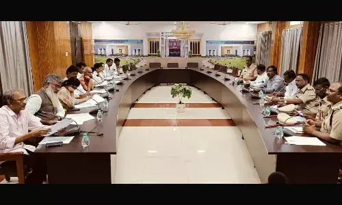 Social Incubation Centre holding a meeting at the Central Jail in Rajamahendravaram on Sunday