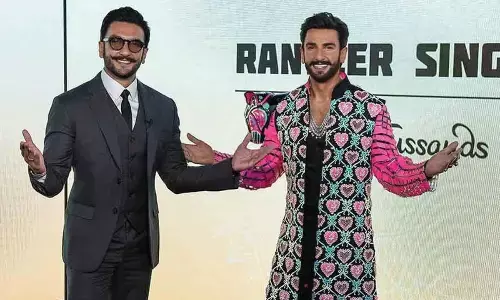 Ranveer Singh unveils his wax figures at Madame Tussauds museum
