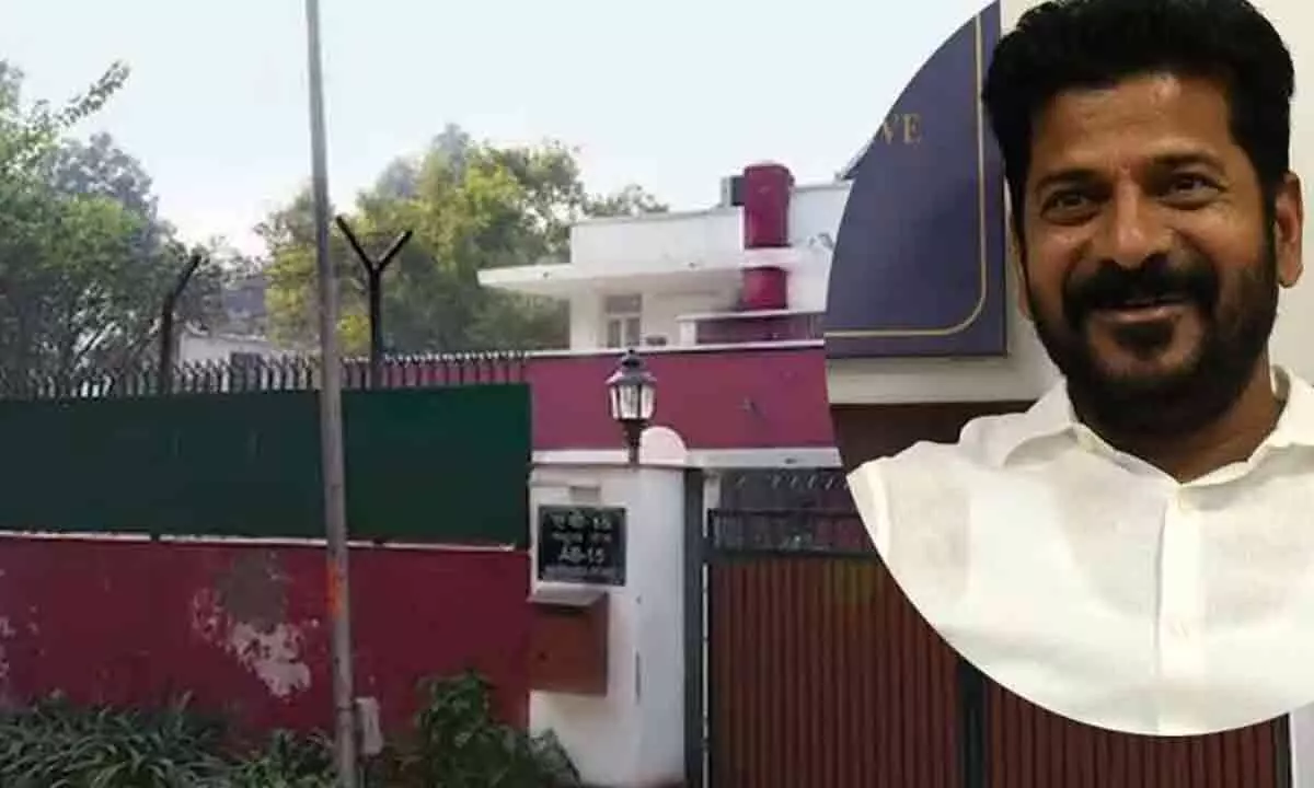 CM Revanth Reddy inspects new official residency in Delhi