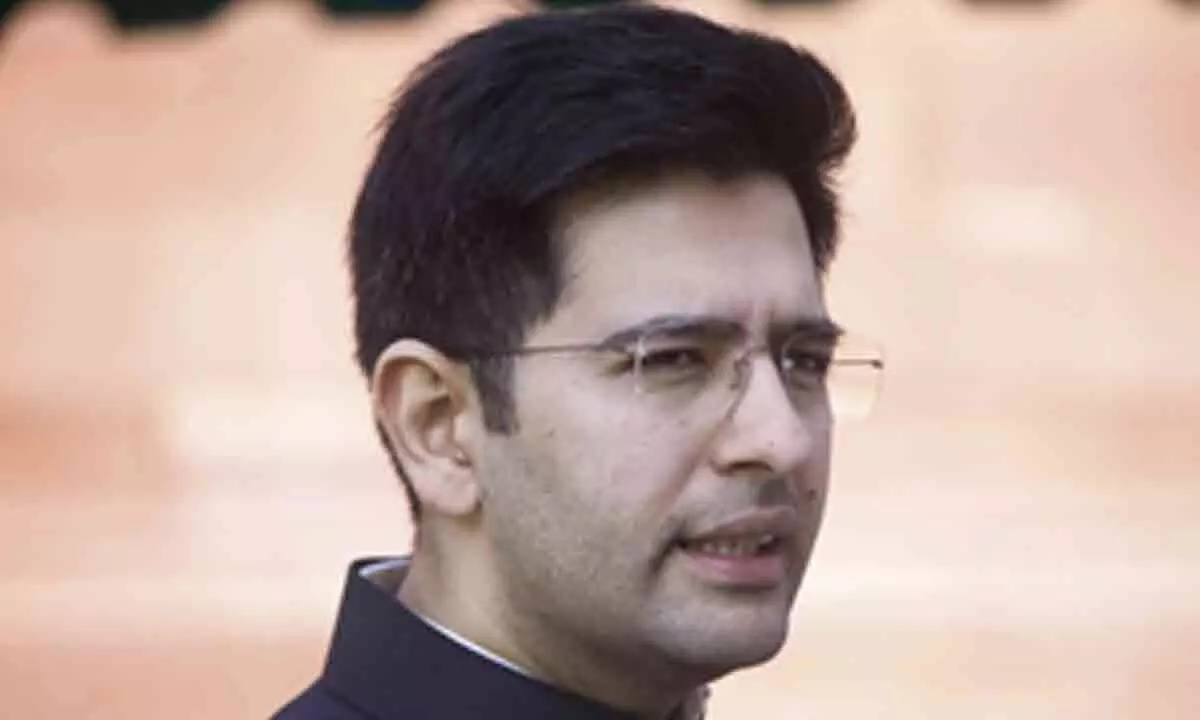 Democracy has been suspended not MPs: Raghav Chadha