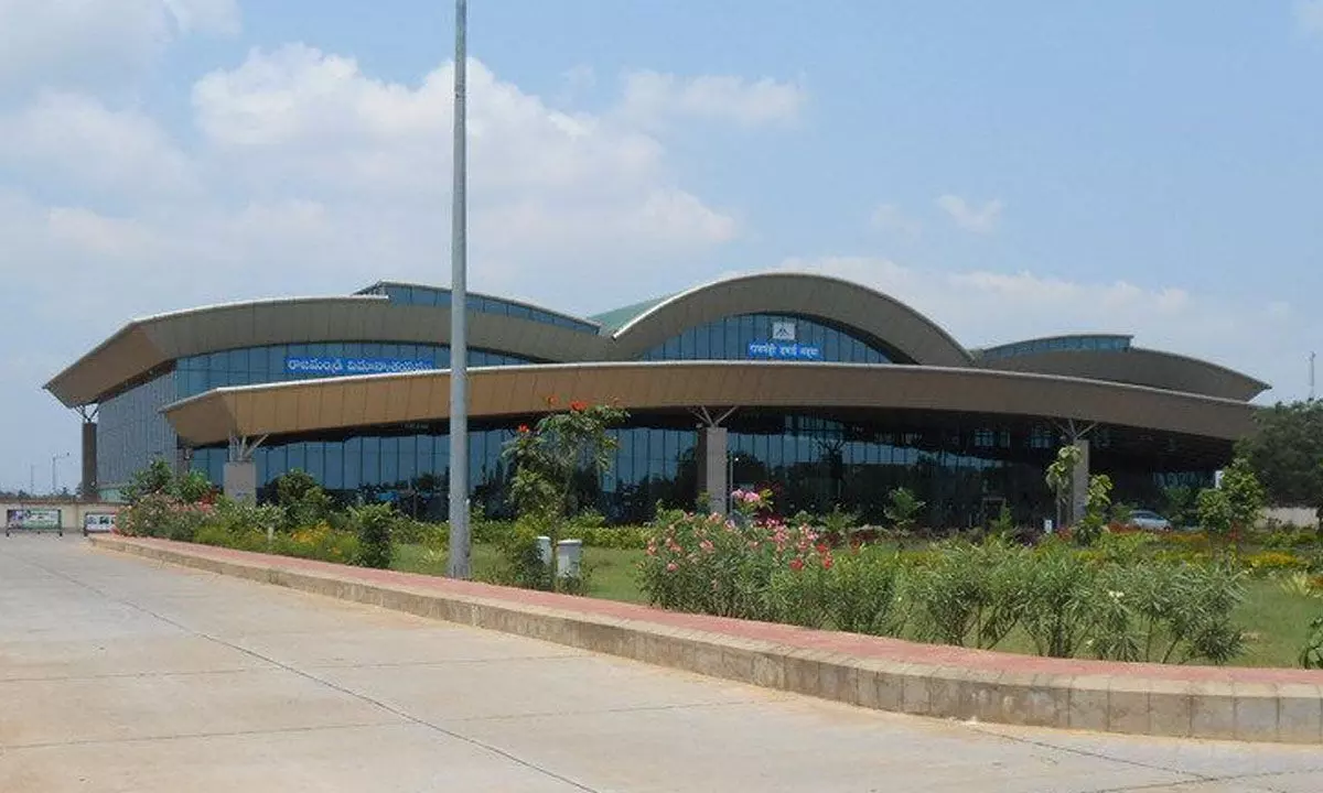 Rajahmundry Airport, located in Madhurapudi in Rajanagaram constituency