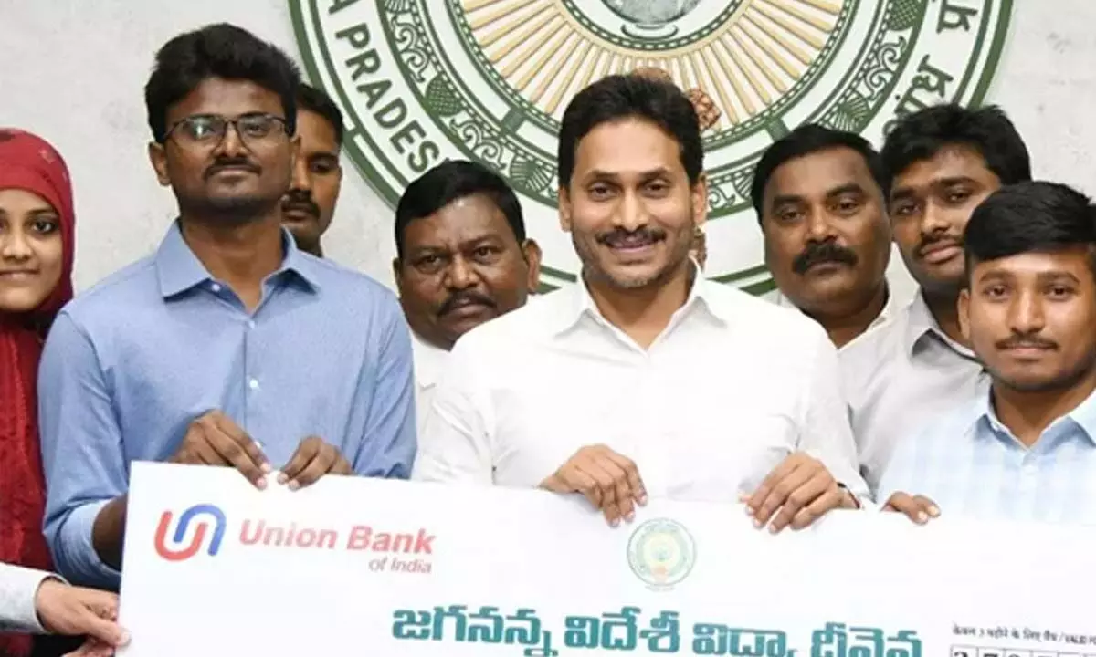 YS Jagan deposits Jagananna Videshi Vidya Deevena, says there should be no barriers for education