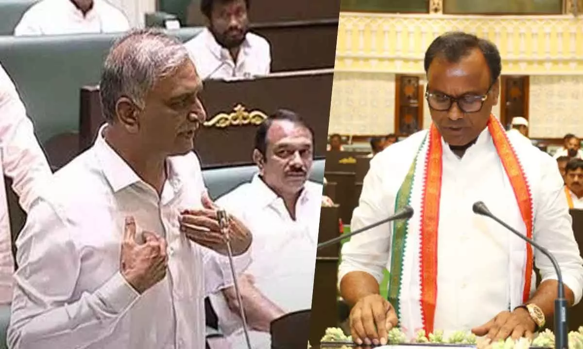 Ruckus in Assembly as BRS, Cong spar bitterly