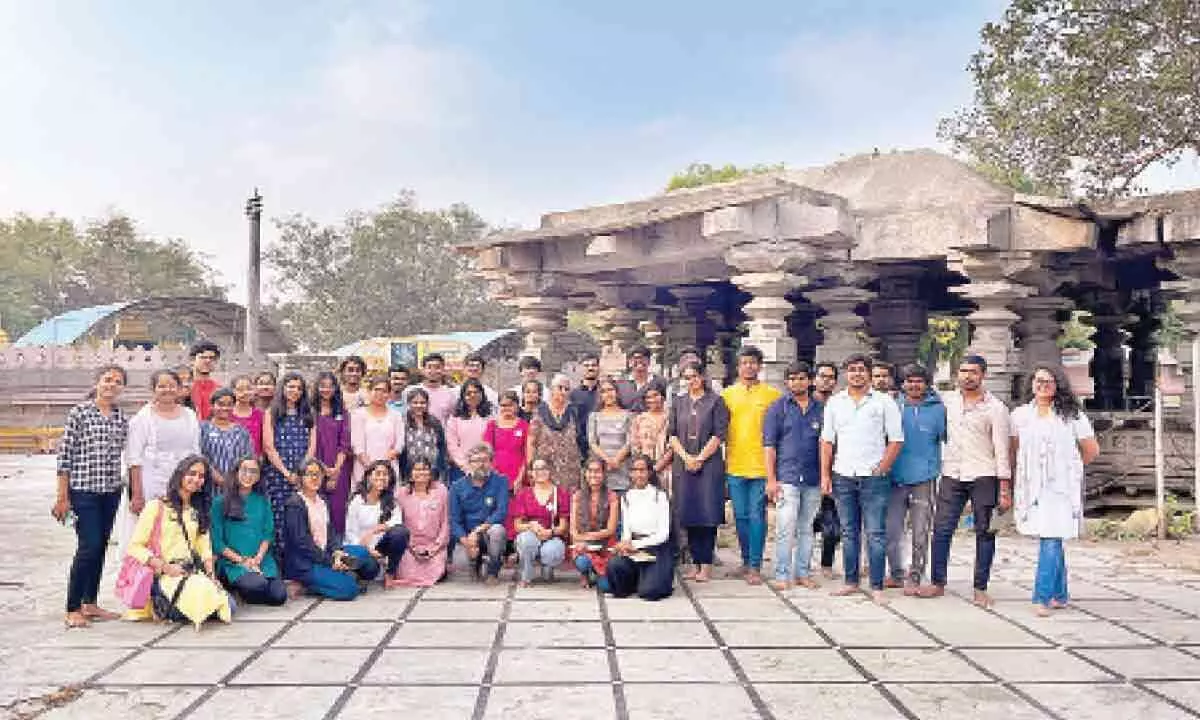 NASA students explore Inavolu Mallikarjuna Swamy temple