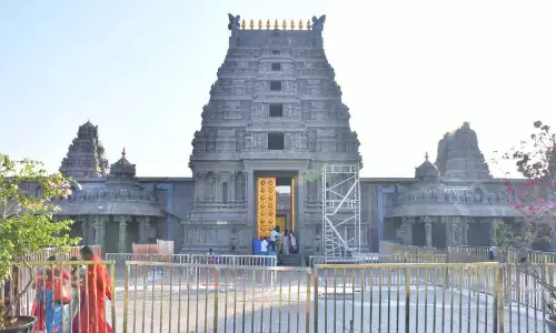 Yadadri temple preps for ‘Mukkoti’