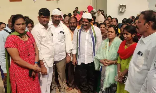 YSRCP MP MVV Satyanarayana conducts padayatra, shower praises on YS Jagan