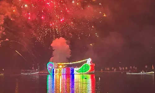 Teppotsavam programme held at colourfully at Bhadrachalam