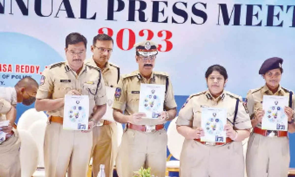 Hyderabad sees a spike in crimes in 2023