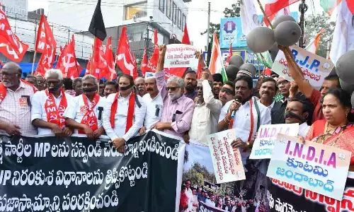 INDIA alliance flays MPs from AP