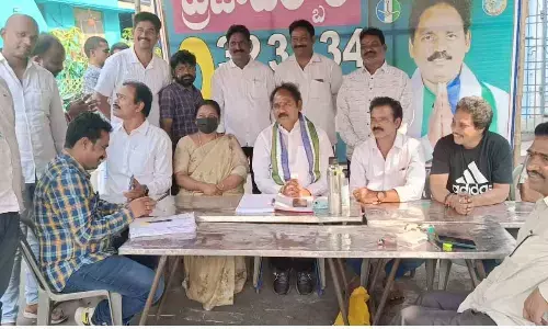 Praja Darbar is solution for peoples problems, says MLA Vasupalli Ganesh