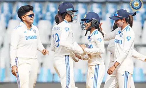 IND W v AUS W: Australia, 156/3 at tea, trail India by 31 runs in one-off Test