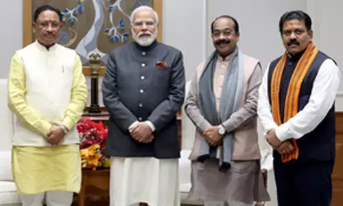 Chhattisgarh CM, his deputies meet PM Modi in Delhi