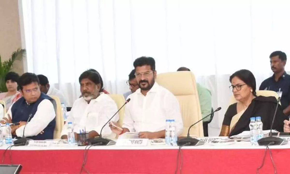 Chief Minister A Revanth Reddy at Collectors meeting