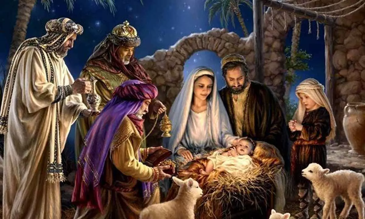 Jesus Birth Angels Photos and Images