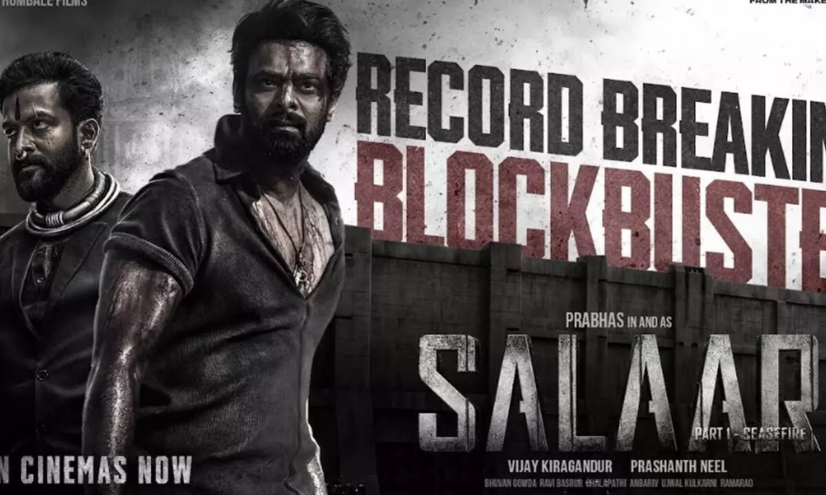 ‘Salaar’ reaches Rs 400 Cr benchmark in three days