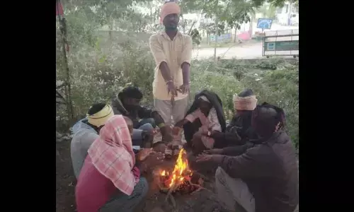 Chilling cold grips Karimnagar
