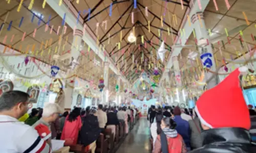 Christmas celebrations low key in violence-hit Manipur but marked by traditional zeal and fervour in other NE states