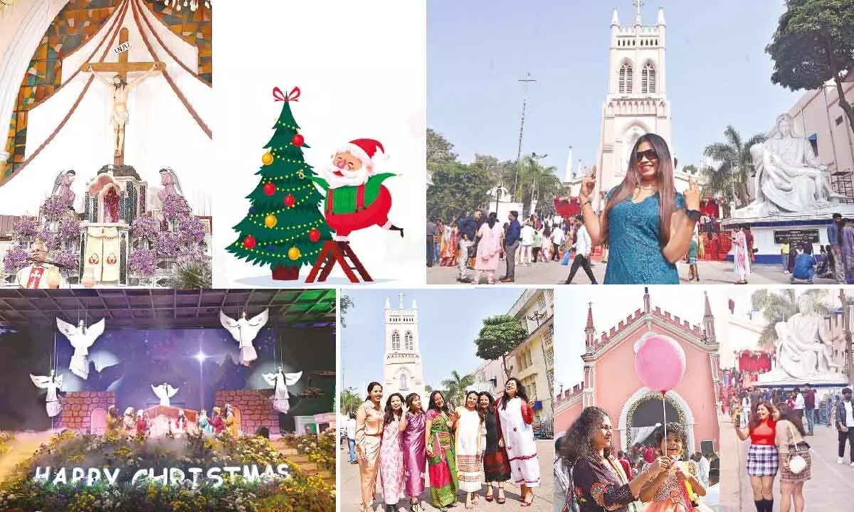 Christmas celebrated with pomp and gaiety in Hyd