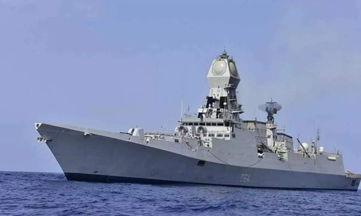 Navy deploys Guided Missile Destroyers in Arabian sea