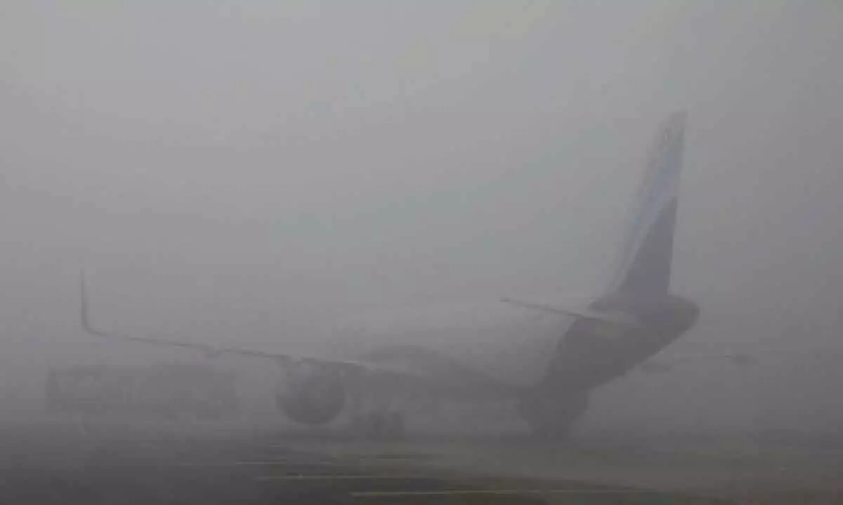 30 flights delayed, 8 diverted due to dense fog at Delhi airport
