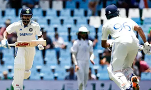 IND v SA: Kohli-Iyer 67-run partnership rescues India after early scare on opening day