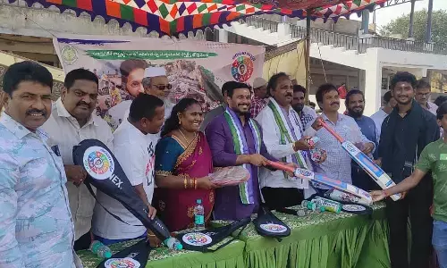 MLA Vasupalli Ganesh holds Praja Darbar, assures to assist people