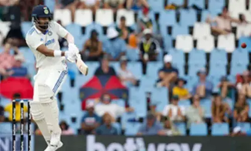 IND v SA: Rahuls half-century after Rabada 5-44 helps India reach 208/8 as rain ends Day 1