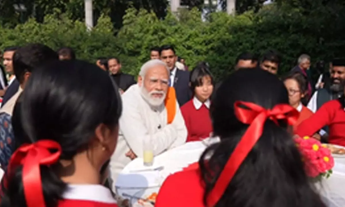 ‘Seems my office has passed ultimate test’: PM Modi after children visit his official residence